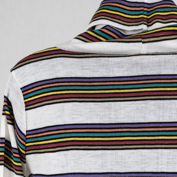 Helen Sue turtleneck striped sweater size L - Picture 9 of 10